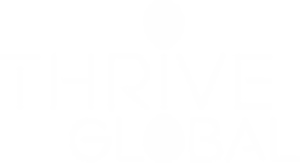 THRIVE GLOBAL WHITE LOGO